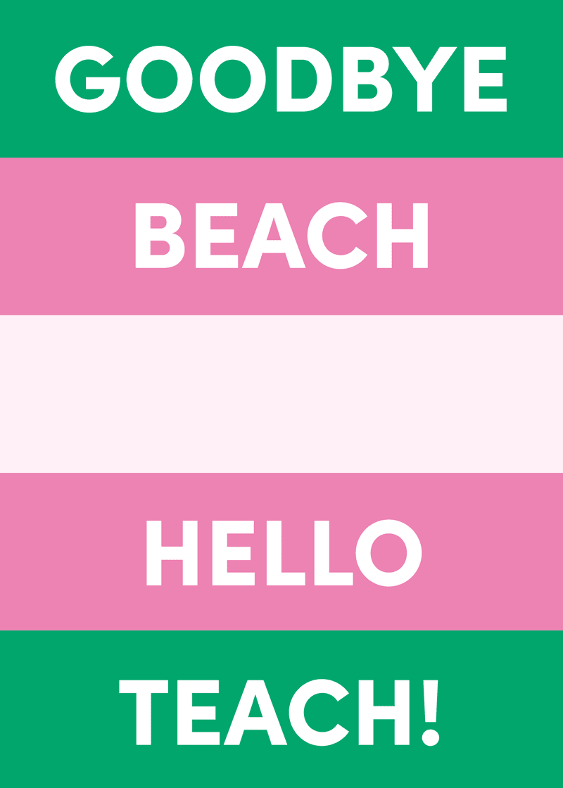 Hello Teach Greeting Card - Image 2